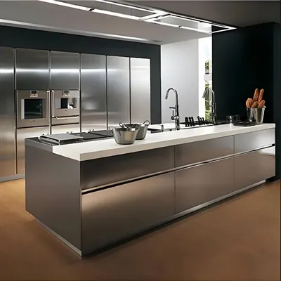 Kabinett tal-kċina tal-istainless steel Malasja