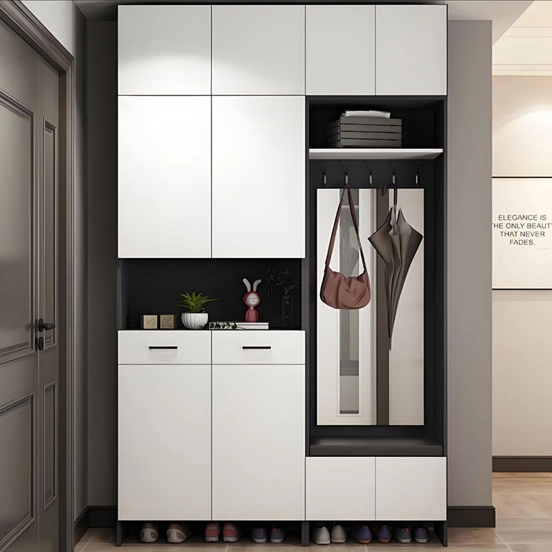 solid wood entry cabinet (3)