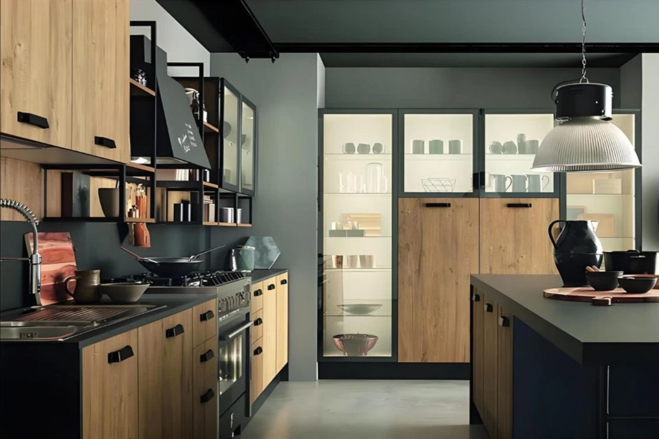 staining wood veneer cabinets (3)